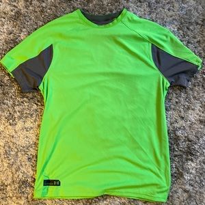 Lime green Under Armour Combine Training T-shirt